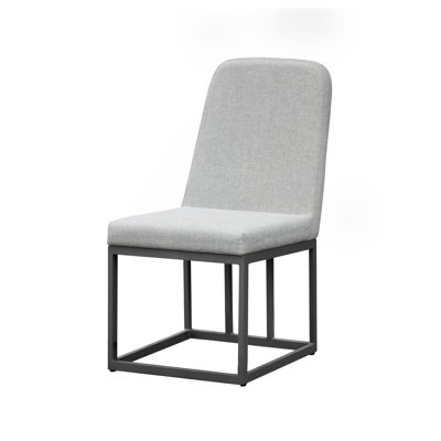 Chaise d'extérieur rembourrée Aulander, moka