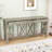 60-Inch Wood Console Table with Spacious Drawers, X-Leg Design-788878810