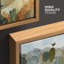 «Autumn Rolling Hills Landscape with Wanderer», reproduction d'art sur toile encadrée dans la chambre principale-593074185-593074186