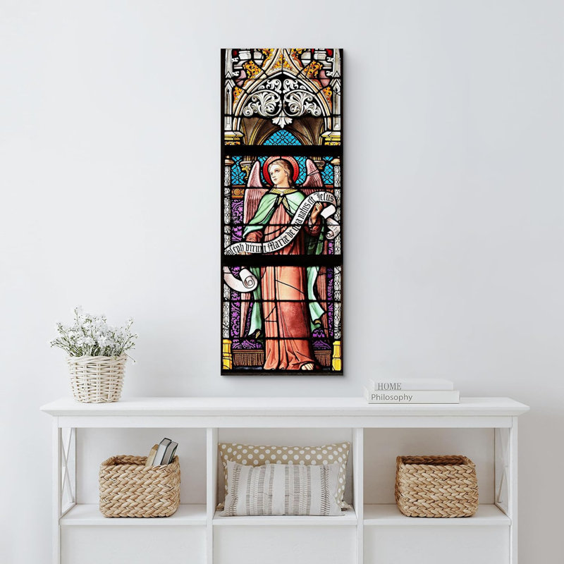 Christian italien sur toile, reproduction de 2 pièces