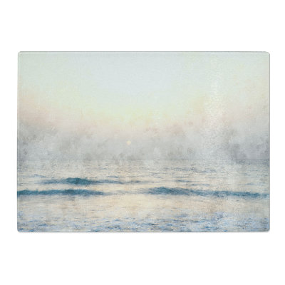 Tempered Glass Calm Sea Chopping Board