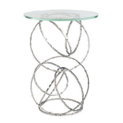 Olympus Glass Top Accent Table