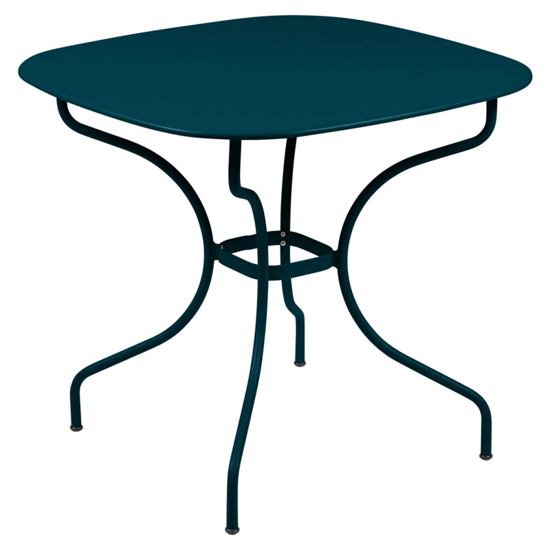 Opera+ Outdoor Square Dining Table, Acapulco Blue