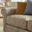 Endroit calme Waverly 75% coton / 25% lin rouge, coupé par cour-116285535