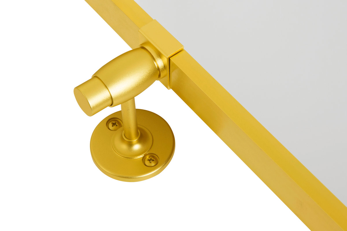 Belfield Metal Wall Mirror, Gold, 20" x 24"