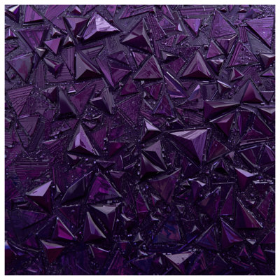 Coussins décoratifs mauves à triangles géométriques mauves