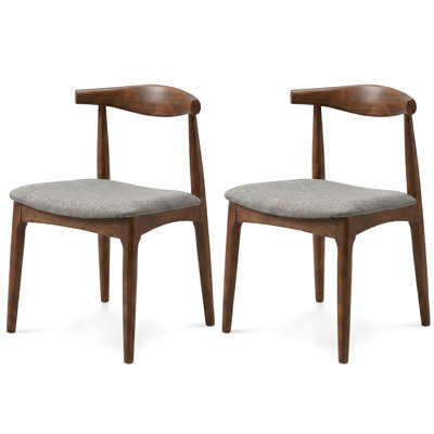 Chaise d'appoint en bois massif Talman