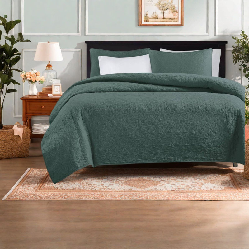 Ensemble de literie réversible confortable, conception moderne en polyester, idéal pour la maison