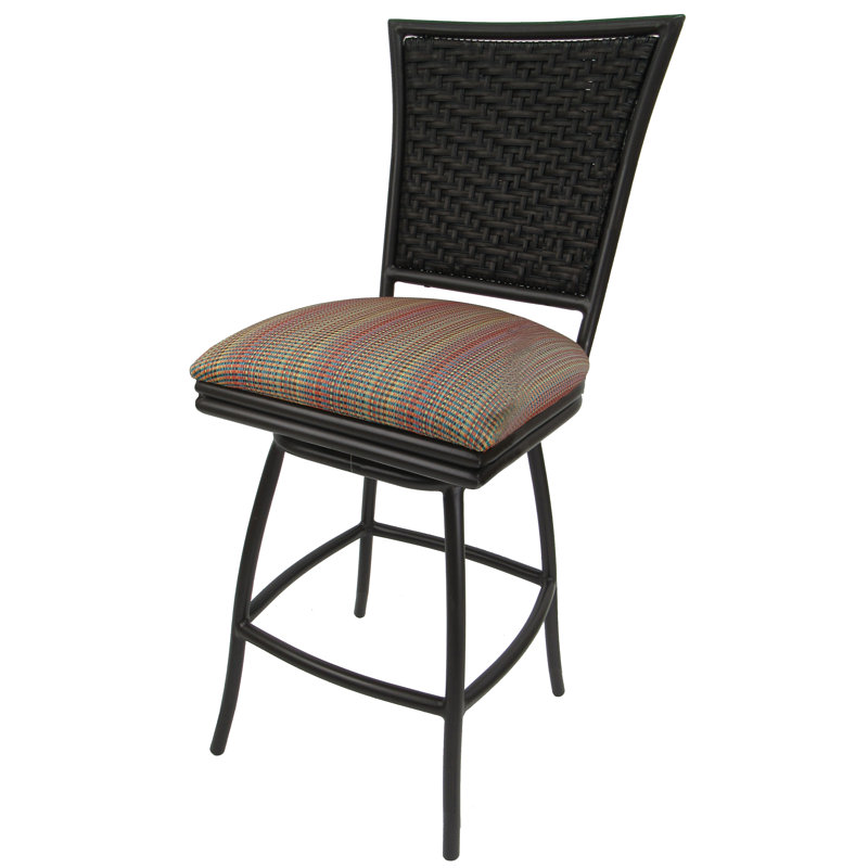 Tabouret de bar 26 po, Rouge/vert