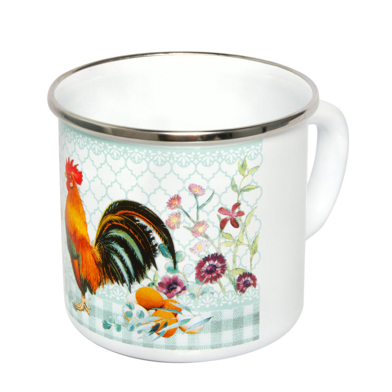 Rooster Camping Mug