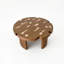 Table de bout ronde Mid-Century unique