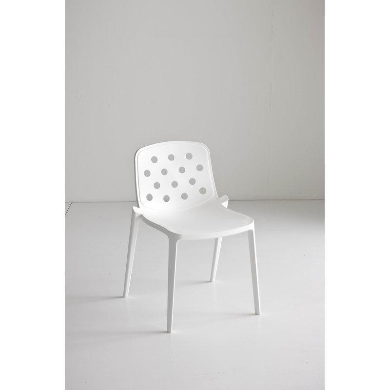 Chaise d'appoint Isidora, Blanc