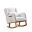 Chaise berçante moderne avec accoudoirs 27,2 po-177381718