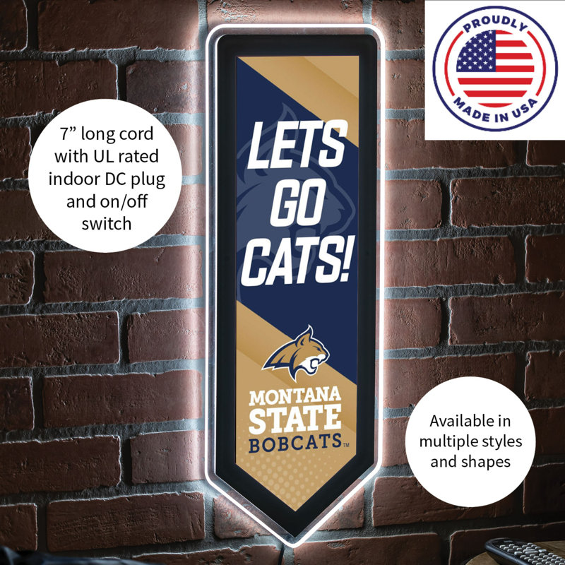 Enseigne murale NCAA Team Pennant, Université de Montana State
