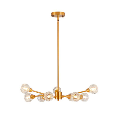 Lustre en cristal 9 lumières