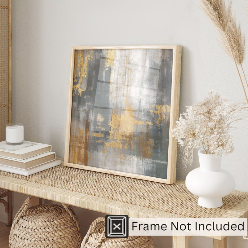 Abstract Echo Resonance Transitional Unframed Art Print, 28" H x 28" W