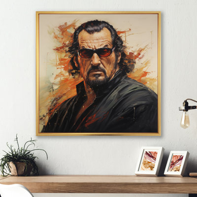 Steven Seagal Portrait - Celebrity Wall Art Prints