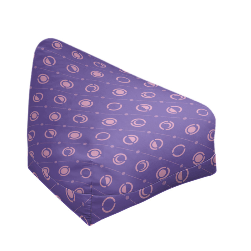 Housse de sac de pois, Mauve / Rose, H 38 po x l 42 po x P 29 po, Bourre en polyester