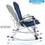Chaise de camping inclinable Gencie