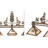 Jaecion 3 - Light Antique Copper Pool Table Lights Pendant