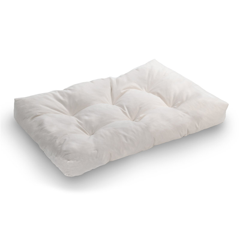 Naturepedic Organic Pet Bed with Washable Waterproof Cover, 29" H x 18" W x 3" D