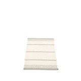 Belle Striped Area Rug in Warm Gray/Beige
