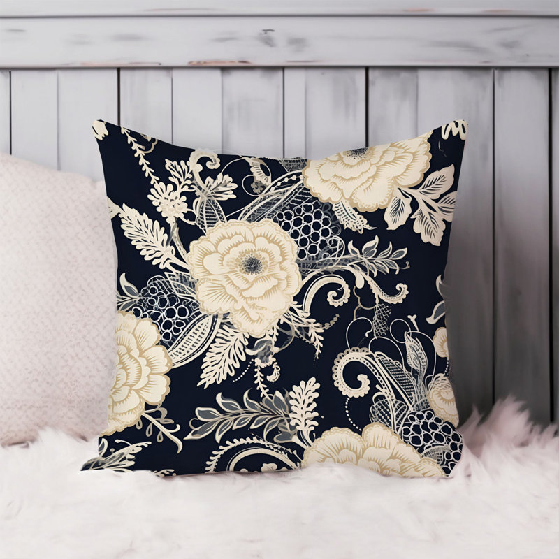 Animals William Morris Birds Damask Pattern I Cottage, 20"H x 20"W, Floral Victorian Elegance XVII