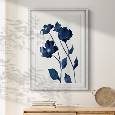 Indigo Bloom I - impression encadrée