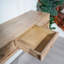 Console 47 pouces en bois rustique pour hall d'entrée et couloir avec 3 tiroirs | Idée de cadeau
