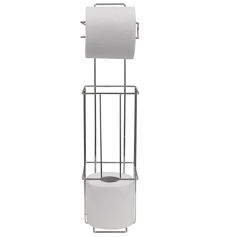 Toilet Brush and Toilet Roll Holder Set