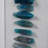 Framed Blue Agate Shadowbox Wall Decor Panel