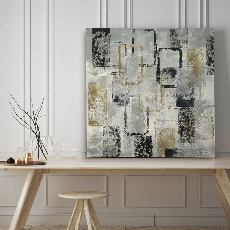 Rectangle Glam, reproduction sur toile, H 16 po x l 16 po x P 1,5 po