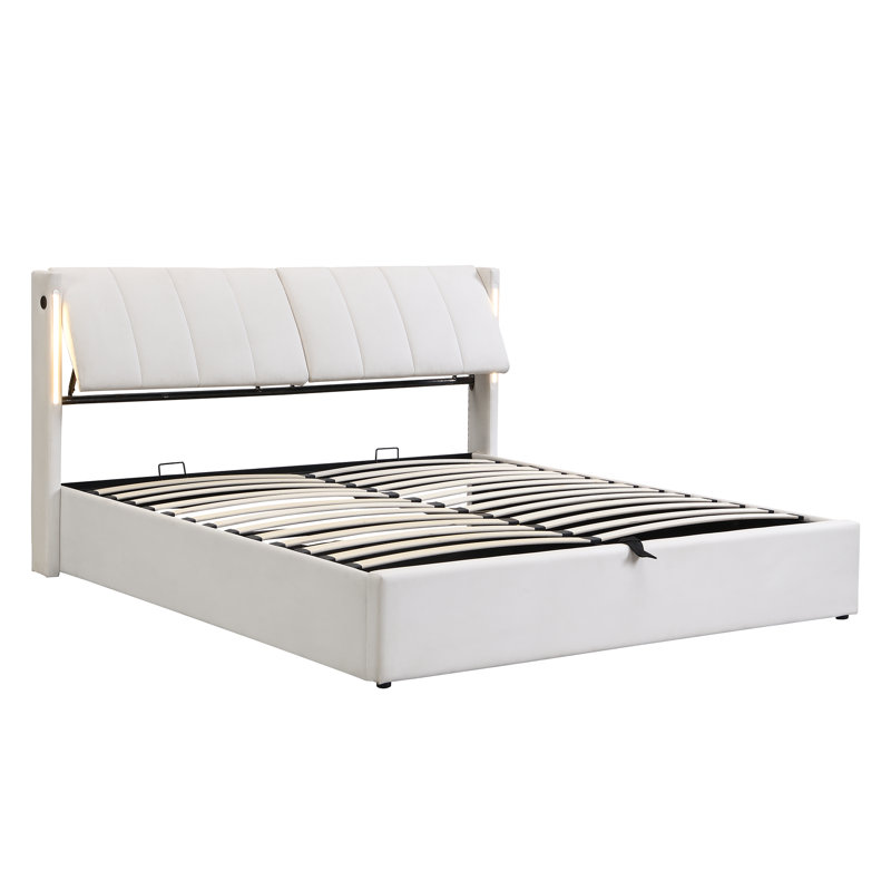 Upholstered Ottoman Storage Bed