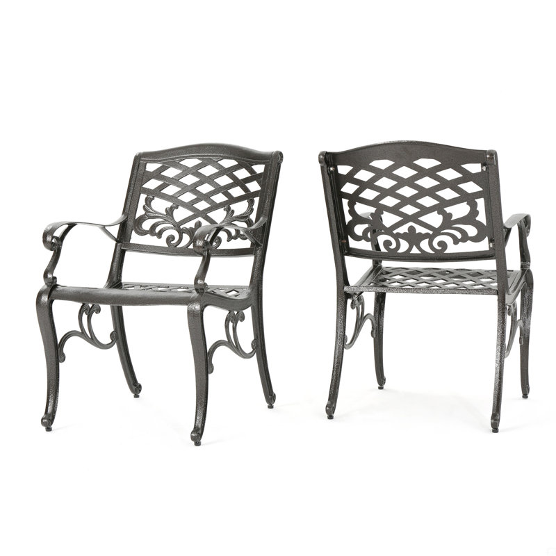 Chaise avec accoudoirs (ensemble de 2)