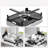 Dish Drying Rack,  Dish Drainers (Black)-124404650