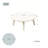 27.6" Round Solid Wood Outdoor Coffee Table-1509619242