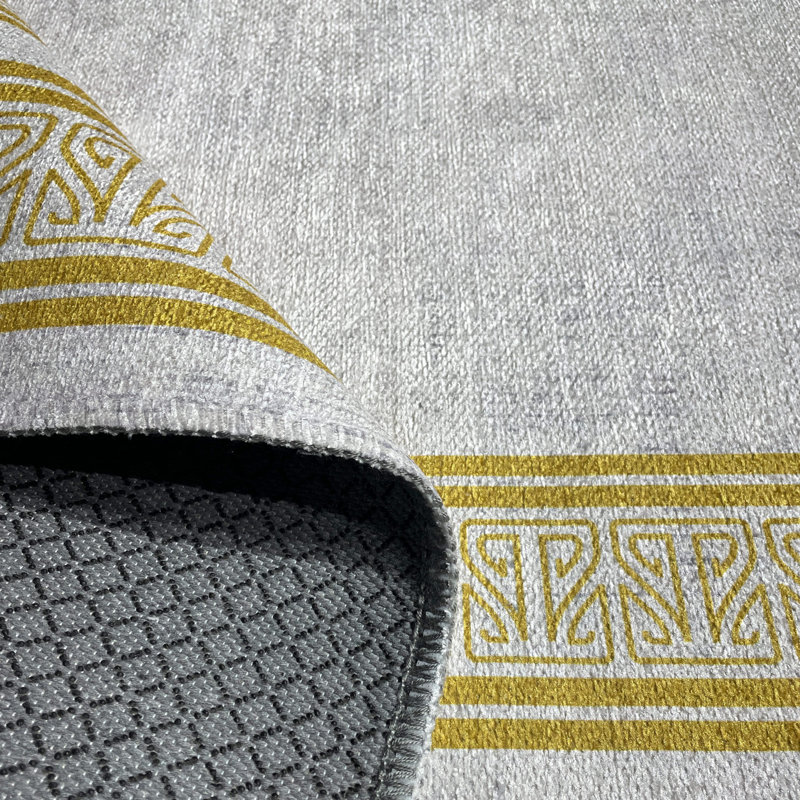 Tapis rectangulaire Nayah avec envers antidérapant, Rectangle 5 pi 3 po x 8 pi 3 po