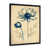 Impression noire sur toile encadrée sélectionné