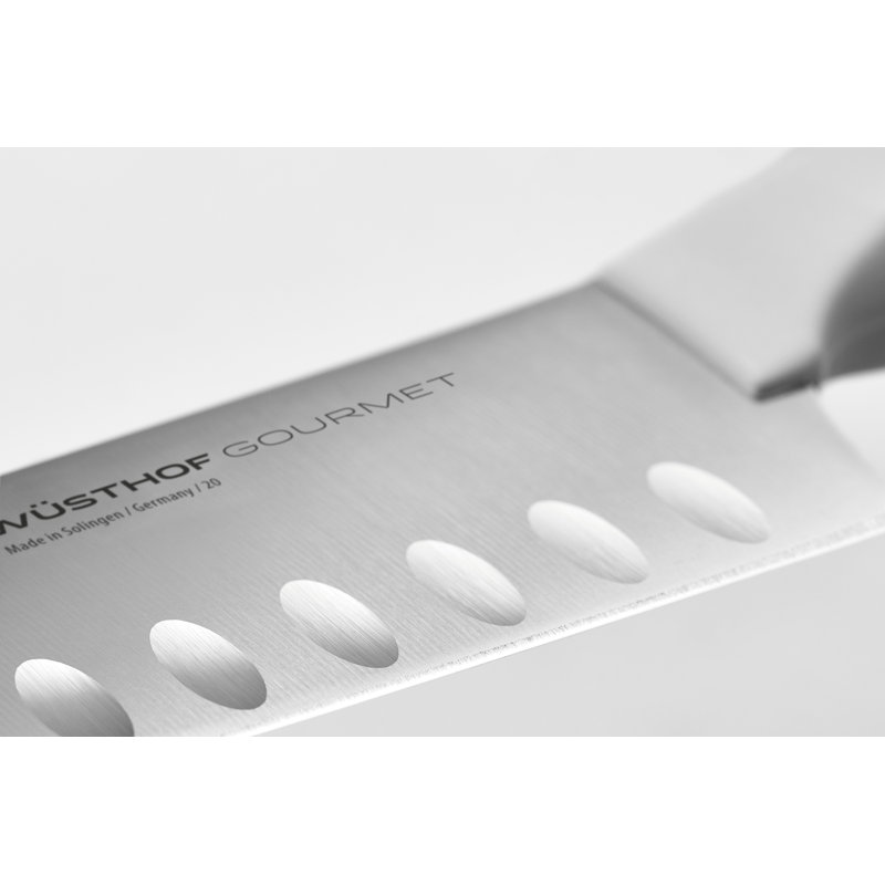 WÜSTHOF Gourmet White 12-Piece Knife Block Set, Acacia, 16-Piece