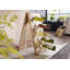 Factory Solid Wood Floor Wine Bottle Rack in Ecru