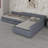 Upholstered Double Daybed With Trundle And Drawer-1289605675