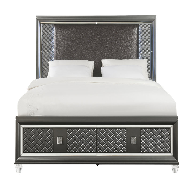 Justinia Upholstered Platform Storage Bed