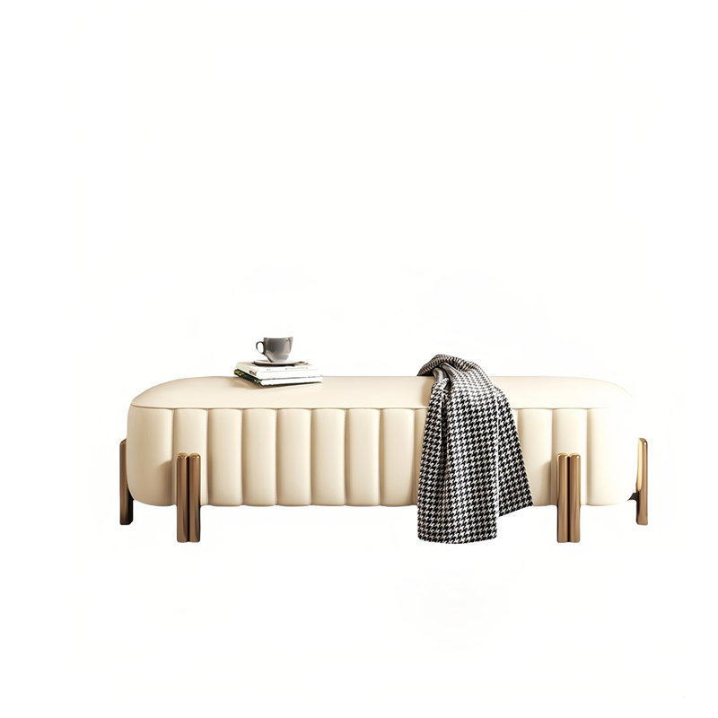 Banc de rangement Jakorie, H 16,14 po x l 59,05 po x P 18,11 po