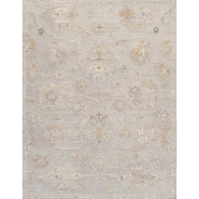 Oushak Hand-Knotted Wool Area Rug