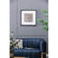 Boîte-cadre, cadre noir, ajoute de la sophistication au mur de la boîte de salon moderne, cadre, envers en velours, multicolore, idéal pour transitionnel
