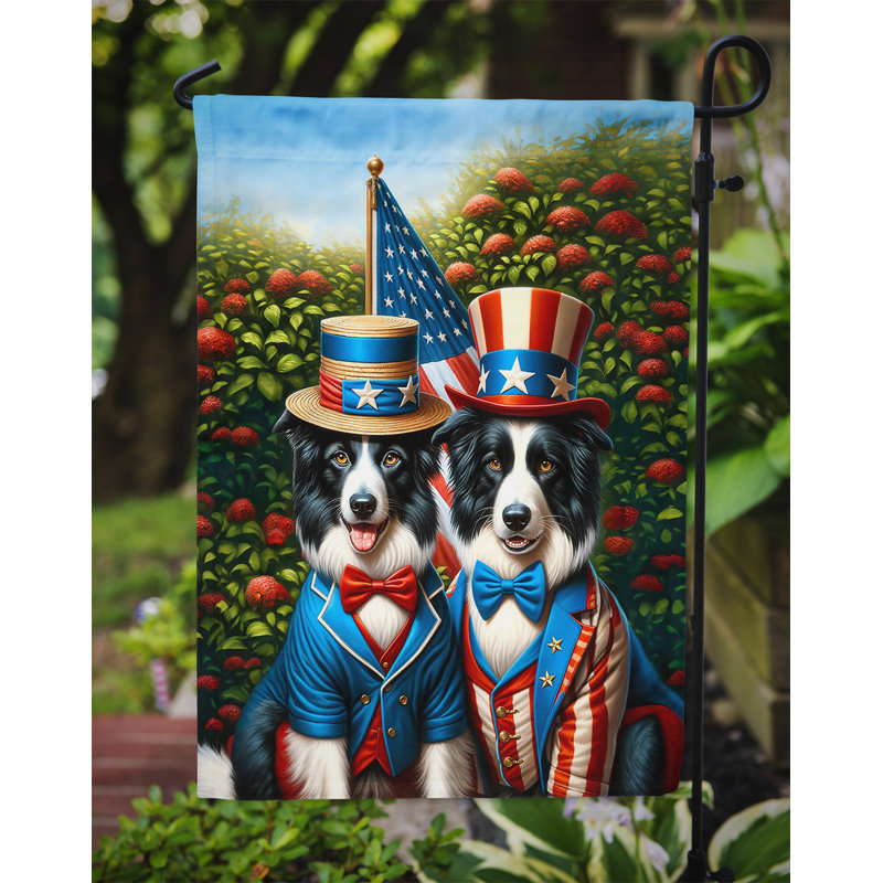 Drapeau All American Garden, Border Collie