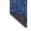 Tapis bleu soyeux et moelleux-2127327684