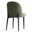 Ensemble de salle à manger noir moderne pour 4 personnes avec chaises rembourrées Modern 5 pièces-167196597-167196221
