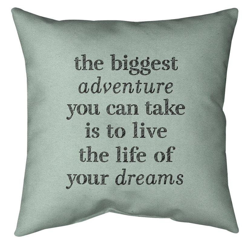 Coussin de sol, 28 po x 28 po, Vert / Noir