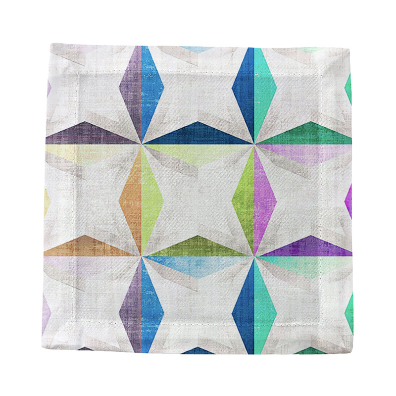 Truiq Happy Cotton Sateen Dinner Napkins